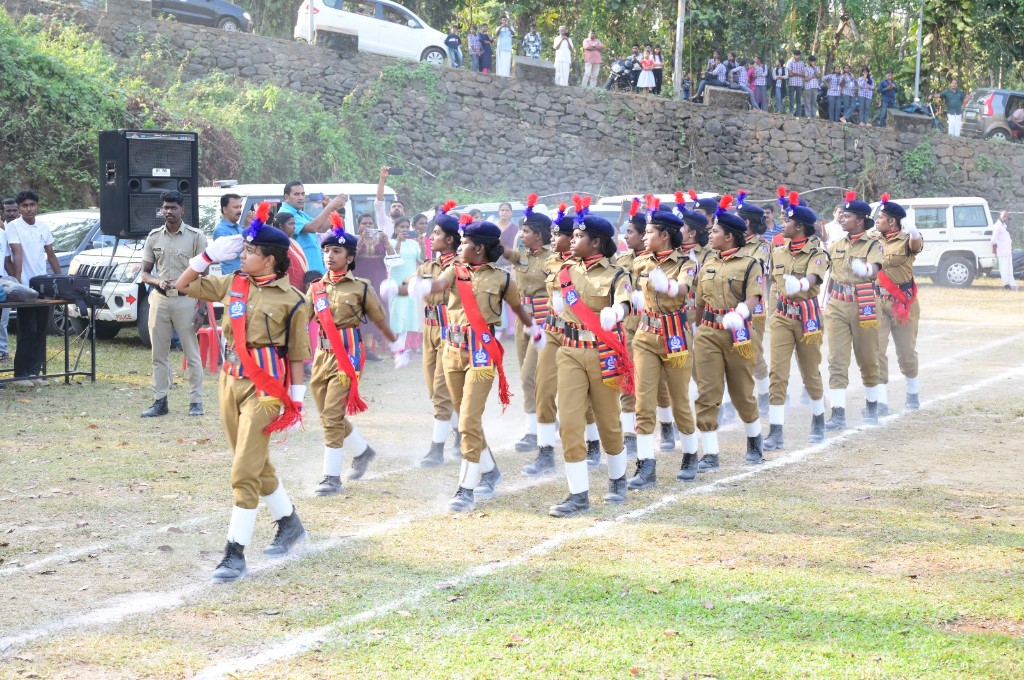 SPC cadets marching parade
